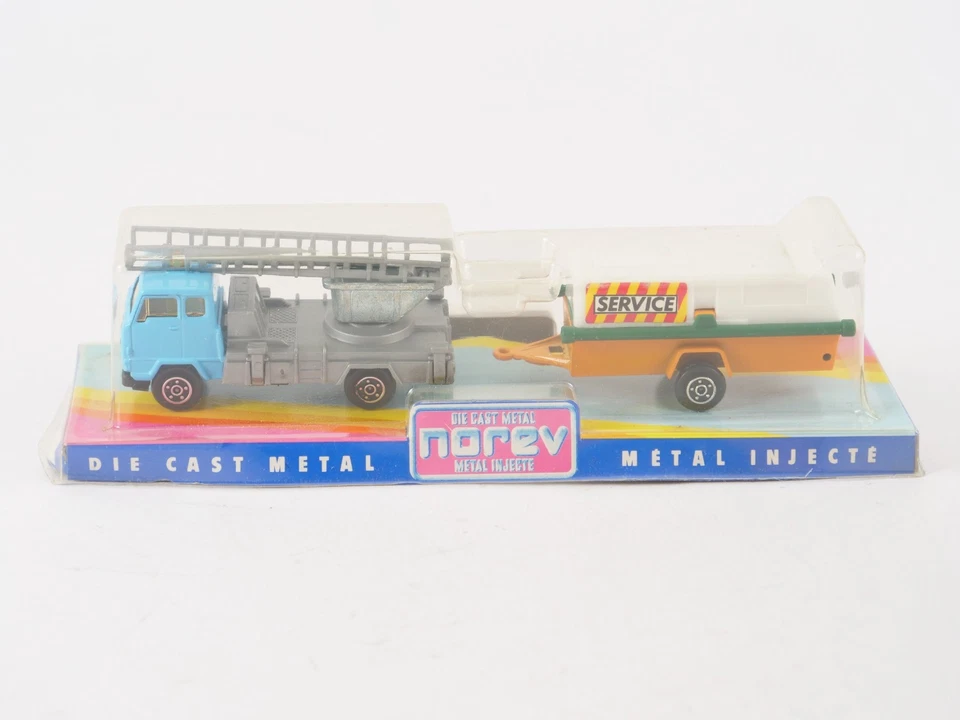 Norev Volvo F89 Gru Más Remolque De Servicio - Imagen 2 de 4