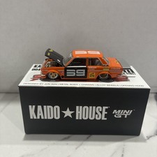 Kaido House Mini GT 1:64 Datsun 510 Pro Street SK510 Orange KHMG004 w/Box
