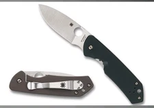 🔥🌲Rare Spyderco Brouwer C232GTIP S30V Plain Blade Titanium/Green G10 🇺🇸📬