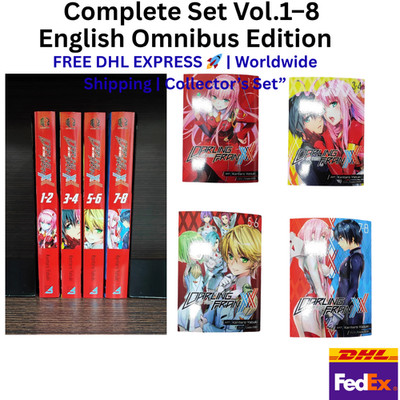 Darling in The Franxx Manga Vol.1 8 Omnibus English Version | Free DHL Express