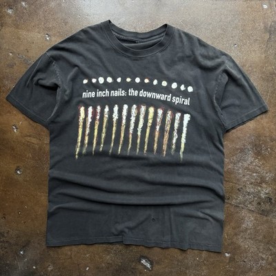 Vintage 1994 Downward Spiral *Glitch Back* Nine Inch Nails NIN T Shirt XL