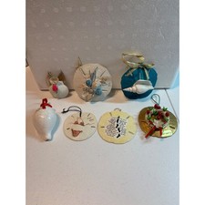 Beach Seashell Sand Dollar Christmas Ornaments Lot