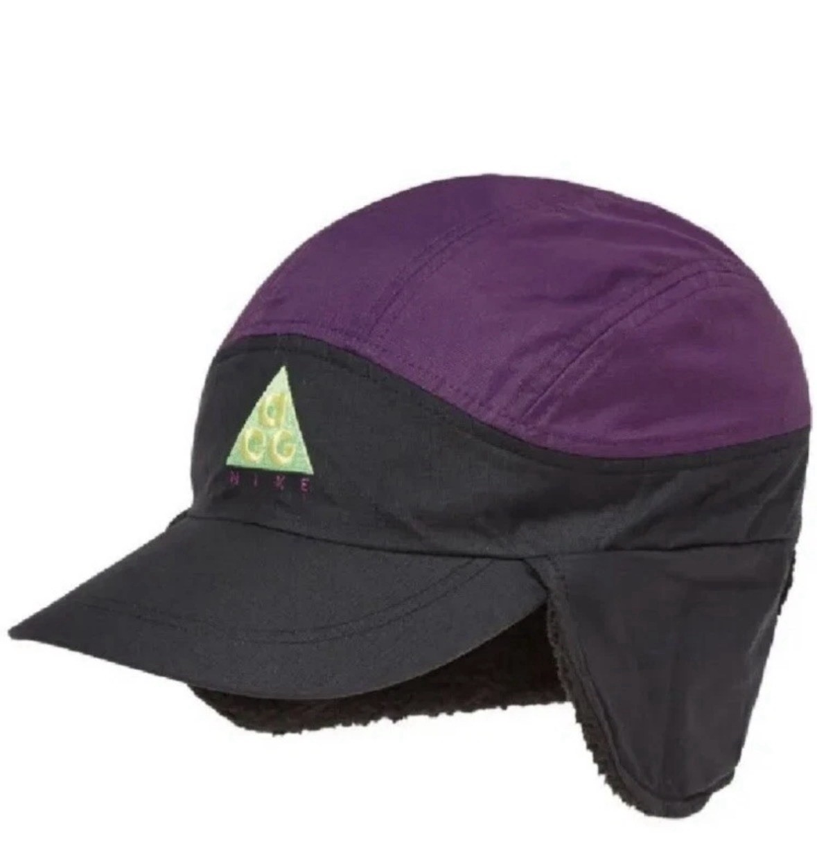 Nike ACG Tailwind Sherpa Adjustable Hat in Purple & Black image 2