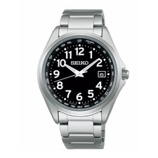 Seiko Selection SBTM329 Titanium Solar Radio with World Time Function