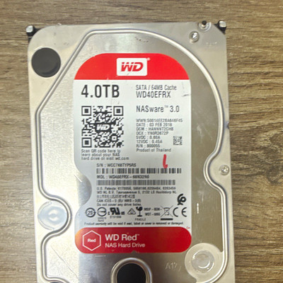 Western Digital WD Red WD40EFRX 4TB SATA 3.5'' 5400RPM 64MB NASware