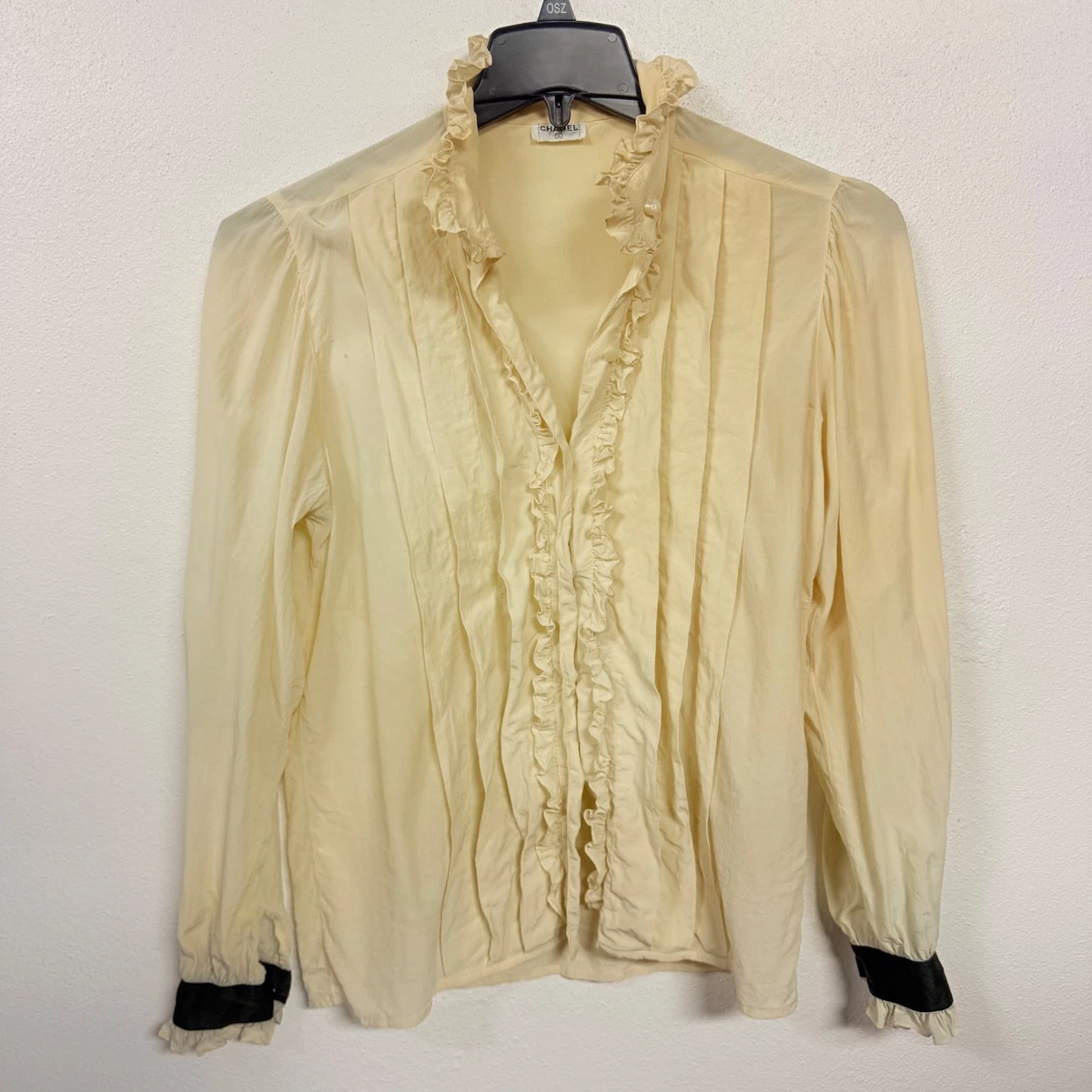 CHANEL Black Silk Tops for Women for sale | eBay