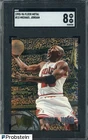 1995-96 Fleer Metal #13 Michael Jordan Chicago Bulls HOF SGC 8 NM-MT