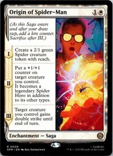 ORIGIN OF SPIDER-MAN 9 RARE MAGIC: THE GATHERING MARVEL'S SPIDER-MAN NM/M