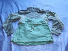 LULULEMON EVERGREEN ANORAK HOODED  JACKET TIDEWATER TEAL/WIND MINT PARADISE...