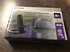 n wireless usb network adapter Belkin new open Box