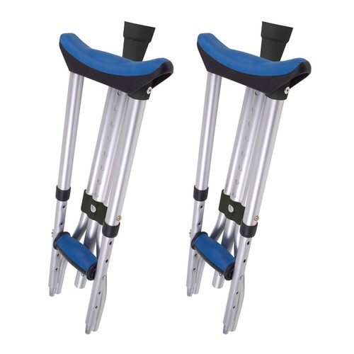 Carex Folding Crutches,Aluminum Underarm Crutches forYouth,Adult Tall