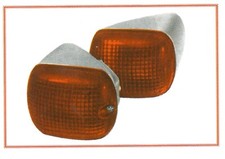 COPPIA FANALI LATERALI COMPLETI FRECCE POSTERIORE ARANCIO P 271  FREE