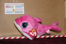 TY BEANIE BOOS SURF THE DOLPHIN.3 1/2"X8".2013 RELEASE.MWNMT.NICE GIFT 