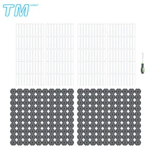 200 Pcs Plastic Fixing Gasket 6 In High Quality Landscape Staples With Pick Hook