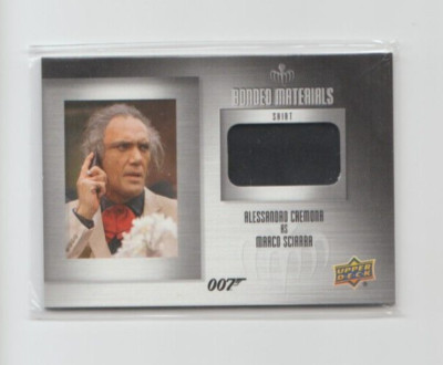 James Bond Villains & Henchmen Bonded Materials Card #BM-8 Allesandro Cremona