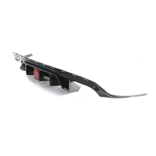 Difusor de parachoques trasero de aleta de tiburón de carbono para Jeep Grand Cherokee Trackhawk 18-21 - Imagen 7 de 10