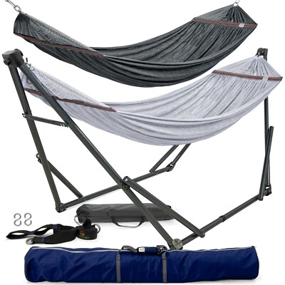 Tranquillo: Buy 1, Get 2 Hammocks   The Ultimate Comfort Package, Grey