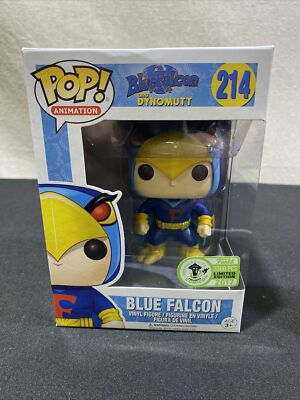 Funko POP! Blue Falcon And Dynomutt Blue Falcon ECCC 2017 Exclusive 214 Ltd 3000