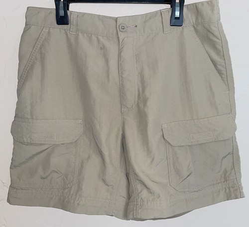 Pantalones cortos bronceados Royal Robbins talla 6 carga senderismo exterior. 5 bolsillos Usado en excelente condición - Imagen 2 de 7