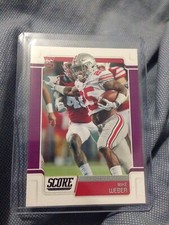 2019 Score #407 Mike Weber Purple Parallel Rc Cowboys