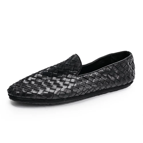 Bottega Veneta Woven shoes Men's slip-on leather shoes - Picture 3 of 20