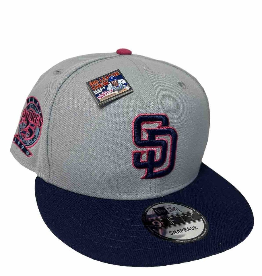 NEW ERA X BIG LEAGUE CHEW SAN DIEGO PADRES BLUE RASPBERRY 9FIFTY ...