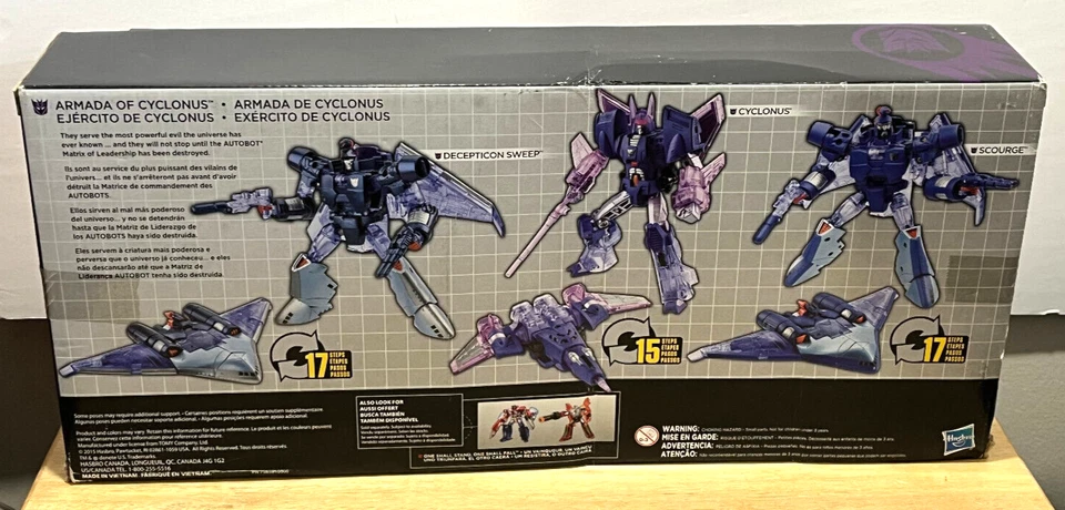 Transformers Platinum Edition ~ Armada of Cyclonus Set w/ Scourge & Sweep ~ NIP - Image 2 of 4