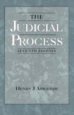 Judicial Process : An Introductory Analysis of the Courts of the United State...