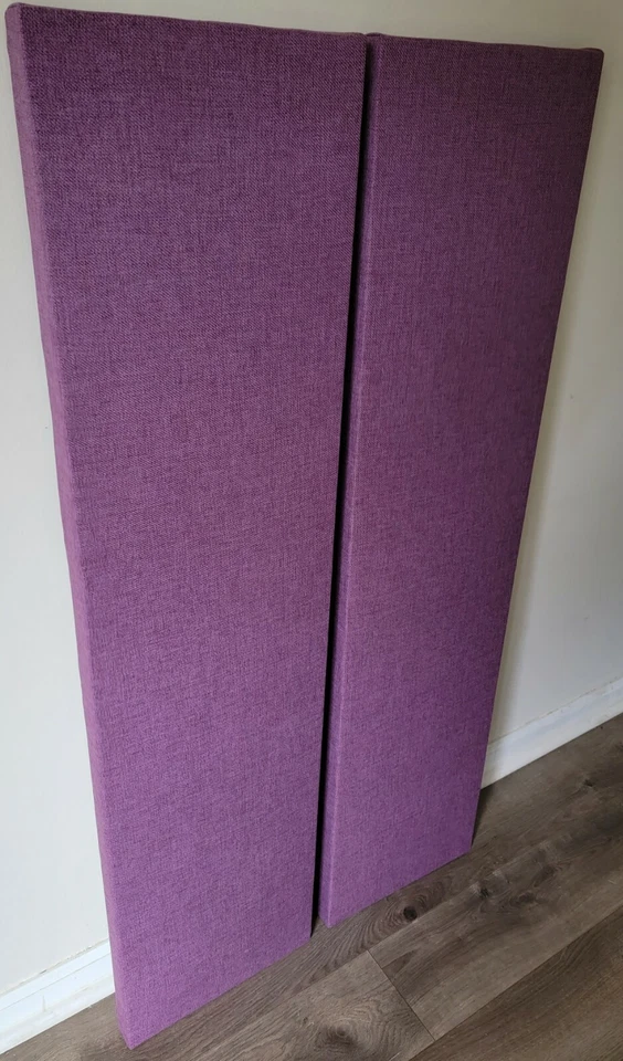 6 paneles de pared acústicos absorbentes de sonido malva púrpura - Juego de 6 Foto 4 de 4