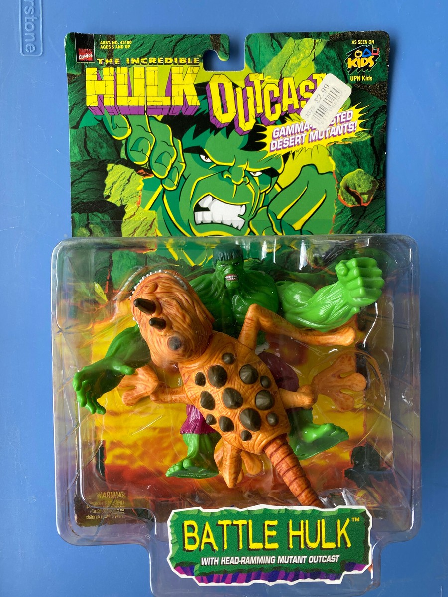 激レア【HULK】TOY BIZ社製90'sビンテージフィギュア 1990 The Incredible Hulk Rampaging Action Figure by Toy Biz