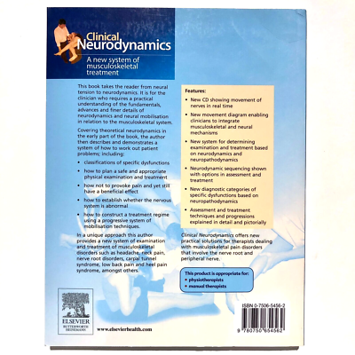 Clinical Neurodynamics by Michael Shacklock Paperback with CD-ROM