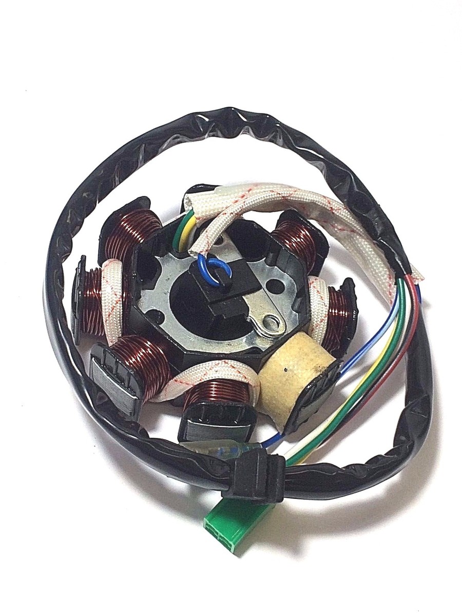Statore Volano Magnete A 6 Poli Adatto Per Motori GY6 125cc 150cc Quad Dirt Bike Atv Buggy~p137749616