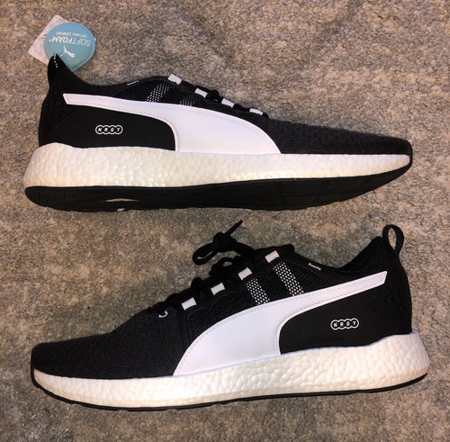 NEW Sz 13 Mens Puma NRGY Neko Turbo Softfoam Running Shoes Black/White  192520-01 | eBay