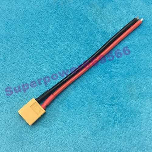 1pair XT60-2P XT-60 Male&Female PLUG 14 AWG Silicone Wire 120mm RC connector - Picture 2 of 8