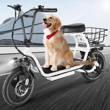 Peak 819W Electric Scooter with Seat Adults Foldable Electric Bike for Commuting