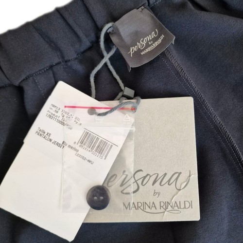 MARINA RINALDI PERSONA TROUSERS PANTS PLUS XS 13/15 US4/6 FR38/40 D34/36 UK8/10 - Picture 10 of 13