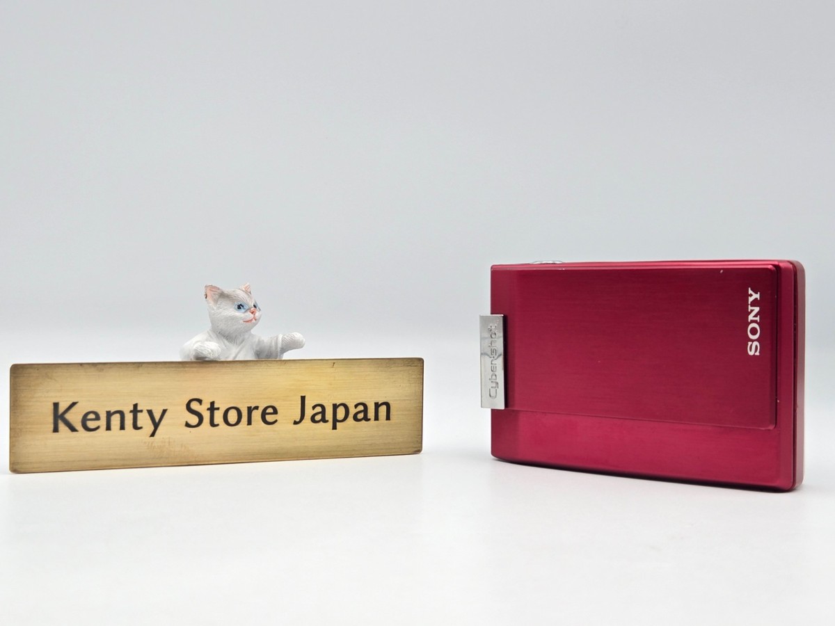 Excellent] SONY Cyber-Shot DSC-T100 Red Compact Digital Camera