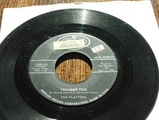THE PLATTERS TWILIGHT TIME / OUT OF MY MIND 45 RPM RECORD 069