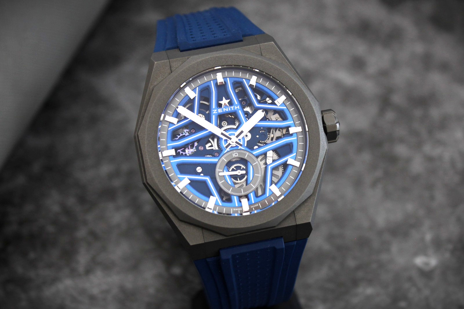 Zenith Night Surfer Time+Tide Ltd Ed of 200 2024 B&P Defy El Primero Titanium