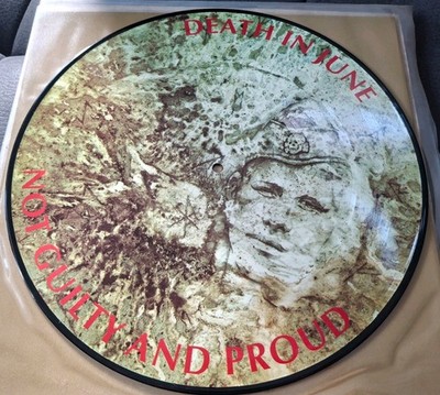 Death In June Not Guilty and Proud 12 Vinyl Picture Disc LP Neofolk Black Metal