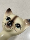 Vintage Napco Japan Large Tall Porcelain Siamese Cats (Pair) Made In Japan MCM — photo 2