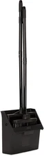 Duo-Pan Lobby Broom and Dustpan Set – 36" Upright Broom with 2-Piece Handle and 