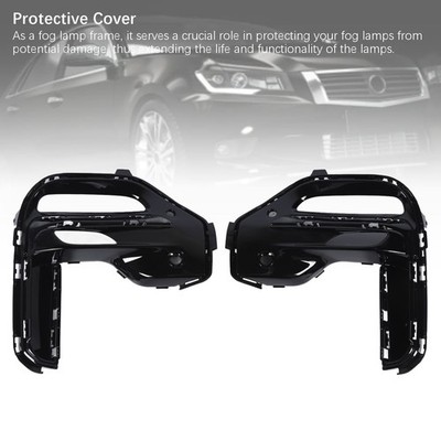 Front Bumper Fog Lamp Frame Intake Grille Side Air Trim Grill Replace Cover SET