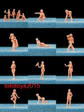 1/72 1/87 1/64 1/43 1/35 1/32 1/24 Working Women Scene Miniatures Figures Doll
