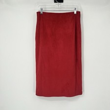 Eva Mendes 4 Red Long Pencil Skirt Zipper Hippie Boho Festival Western Rodeo