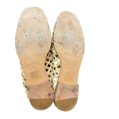 Alexandre Birman Raffia Clarita Loafer Natural Bow Accent Womens Size 39 / US 9 - Picture 8 of 9