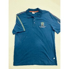 ICC Cricket World Cup West Indies 2007 Blue Polo Shirt M