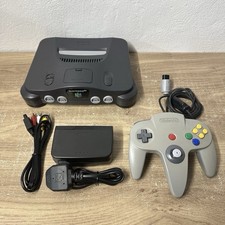 Nintendo 64 N64 Console Grey Controller - Tested Full Working