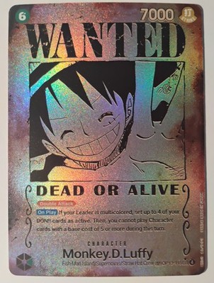 Monkey.D.Luffy (118) (Wanted Poster) SEC Carrying On His Will OP13-118 NM Proxy