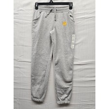 Cat Jack Boys Heather Gray Relaxed Jogger Pants Reinforced Knee XL 14 NWT